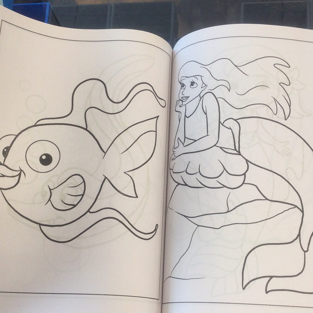 Princess Fairies & Mermaids Colouring & Activities Book - - The Hooded Goblin