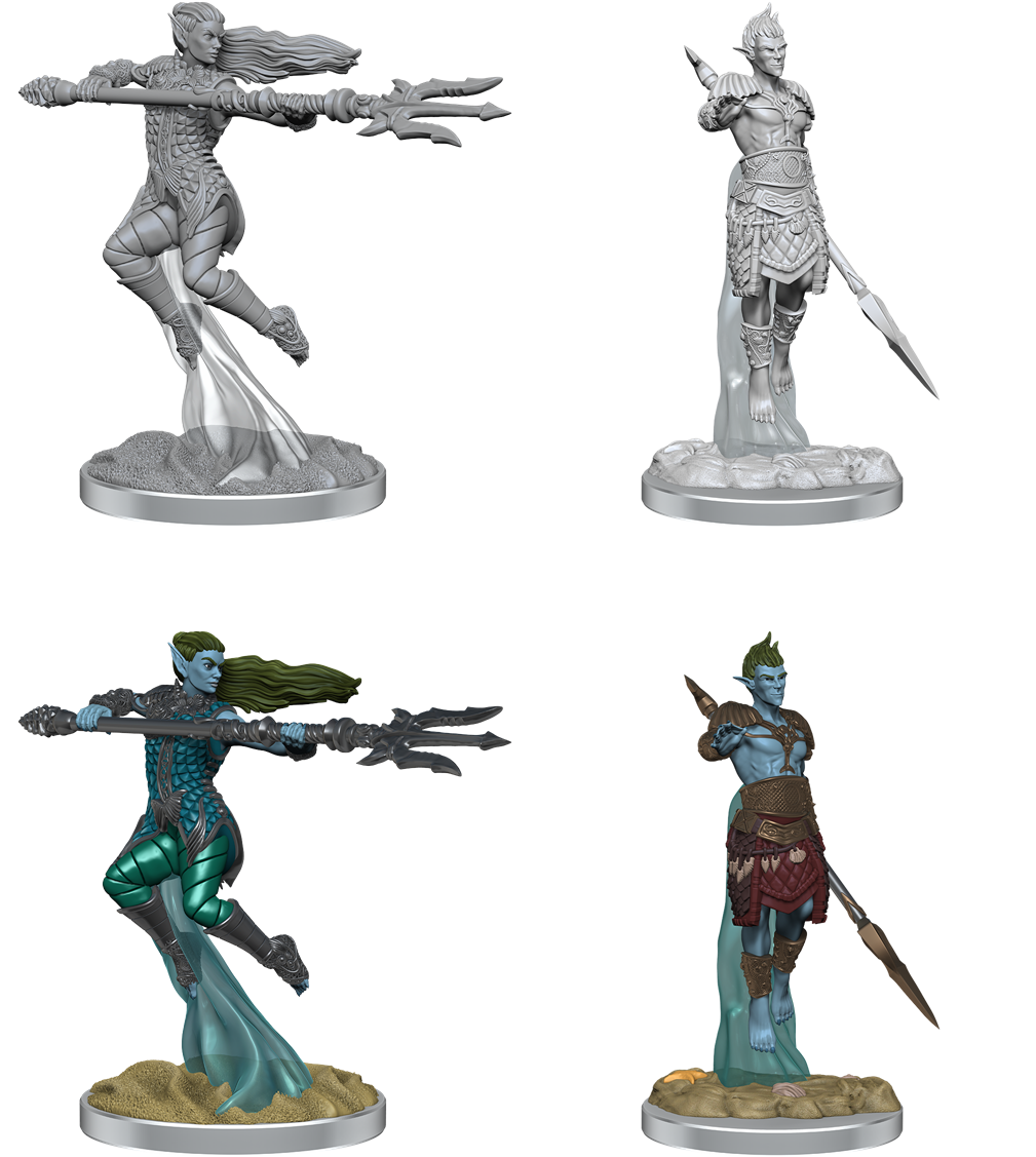 D&D Nolzur's Marvelous Miniatures: Sea Elf Fighters