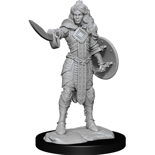 DND Unpainted Minis Wv14 Female Human Champion - Roleplaying Games - The Hooded Goblin