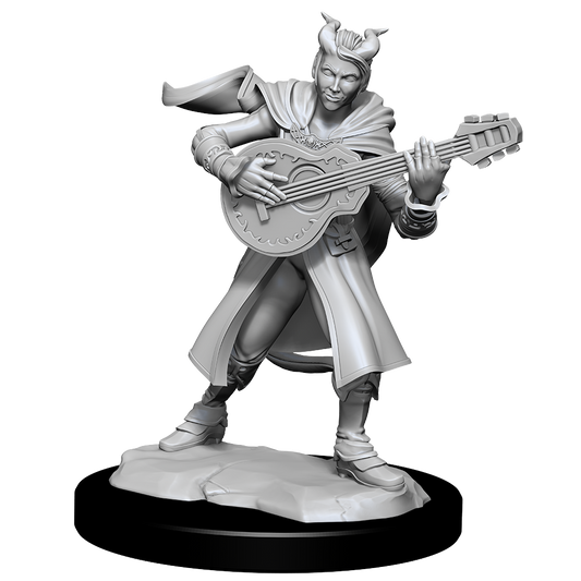 DND Unpainted Minis Wv14 Tiefling Bard Female - Roleplaying Games - The Hooded Goblin