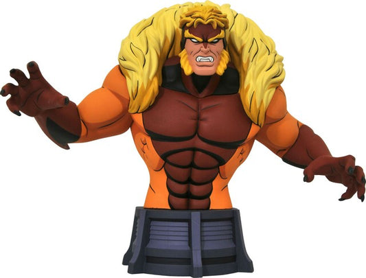 Diamond Select Toys Marvel X-Men The Animated Series Sabretooth 6-Inch Bust (Display Unit)
