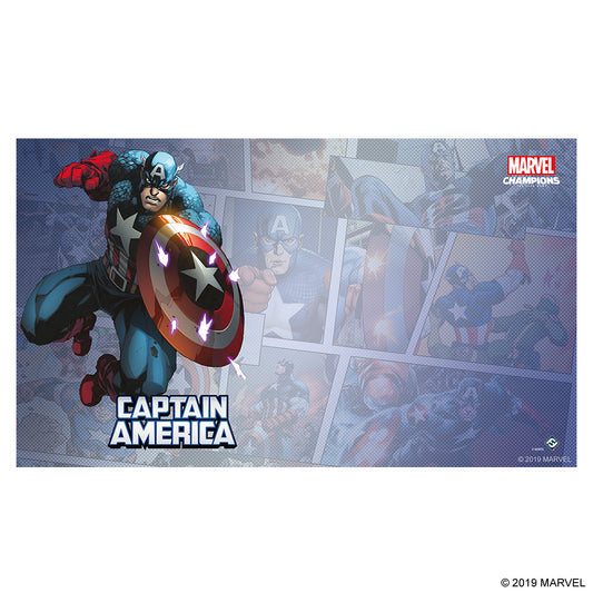 Marvel Champions LCG: Playmat: Captain America