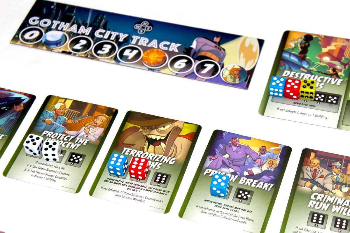 Batman: The Animated Series – Gotham City Under Siege - Board Game - The Hooded Goblin