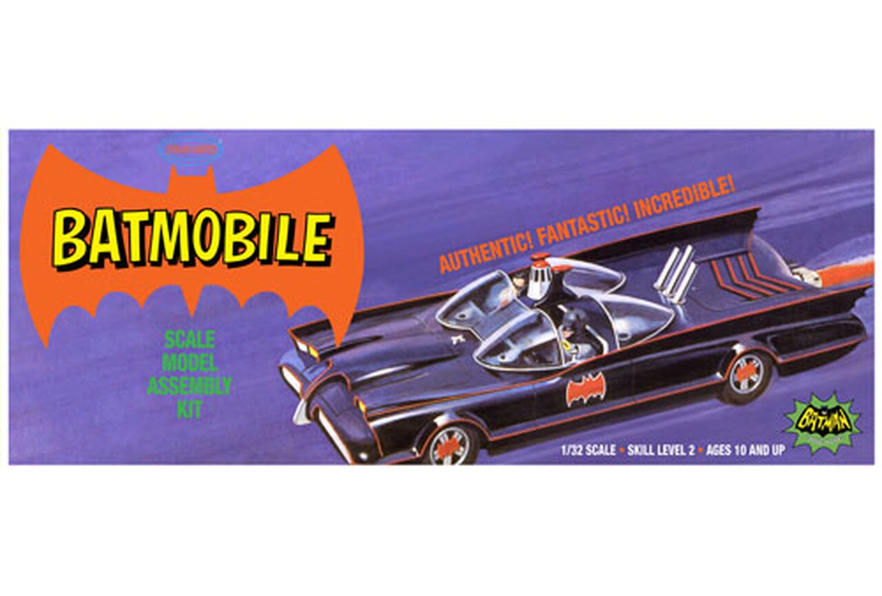 Polar Lights 933 1/32 Batman Classic Batmobile (Purple box) Plastic Model Kit - Model Kit - The Hooded Goblin