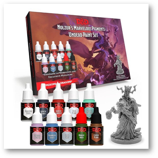 Army Painter: Dnd Nolzur'S Marvelous Pigments Undead Paint Set - Paint - The Hooded Goblin