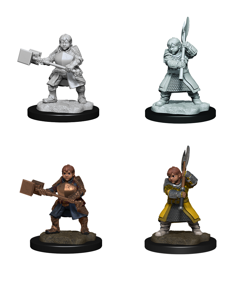 Dungeons & Dragons Critical Role Unpainted Minis: Dwarf Dwendalian Empire Fighter