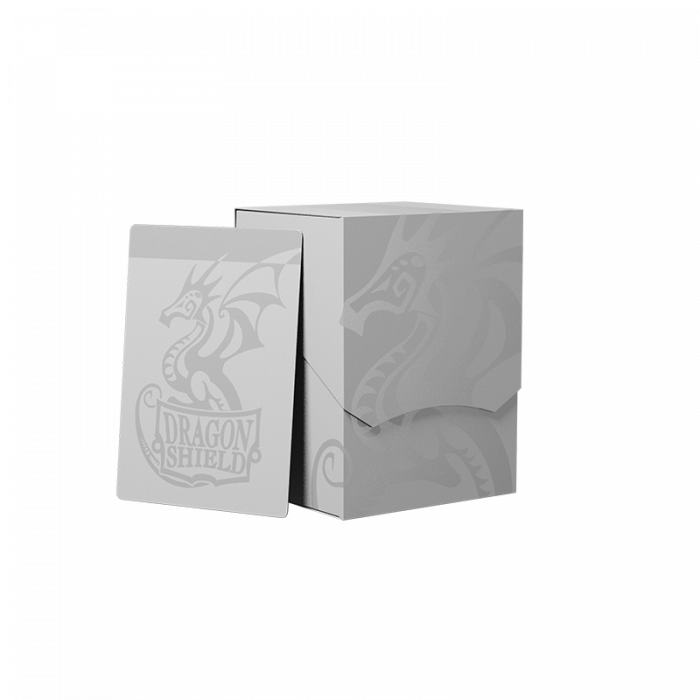 Dragon Shield Deck Shell Ashen White/Black REVISED
