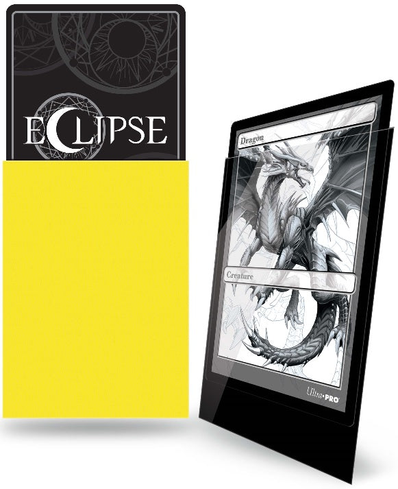 Ultra Pro - Standard Deck Protectors: Eclipse Pro-Gloss Lemon Yellow 100 ct