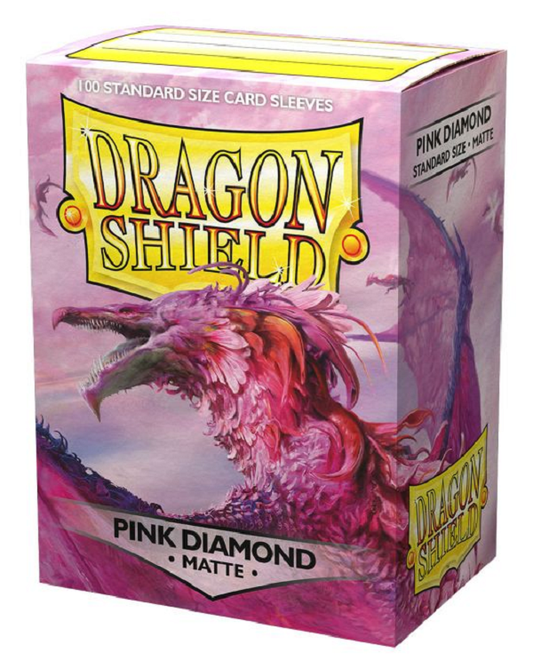 Dragon Shield Sleeves:  Matte Pink Diamond (100 Count)