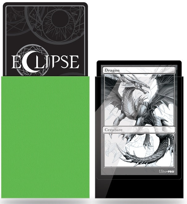Ultra Pro - Standard Deck Protectors: Eclipse Pro-Gloss Lime Green 100 ct