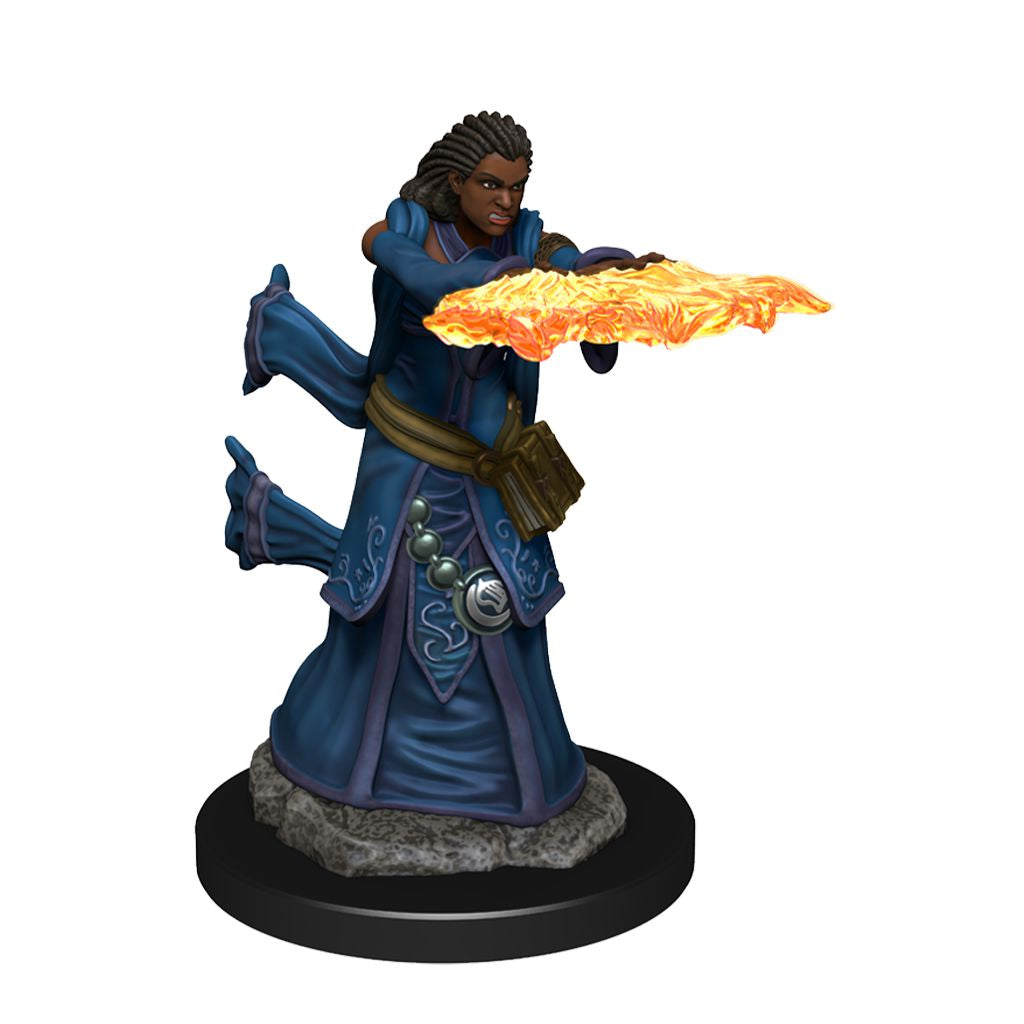D&D Icons of the Realms Premium Miniatures Female Human Wizard - - The Hooded Goblin