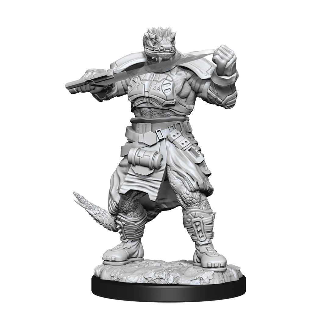 Starfinder Unpainted Minis Vesk Soldier