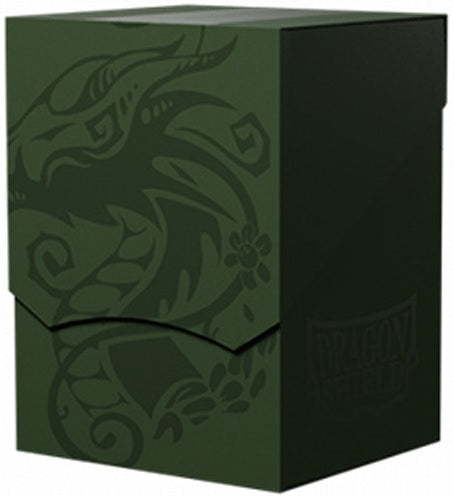 Dragon Shield Deck Shell Forest Green/Blk REVISED