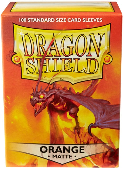 Dragon Shield Sleeves:  Matte Orange (100 Count)