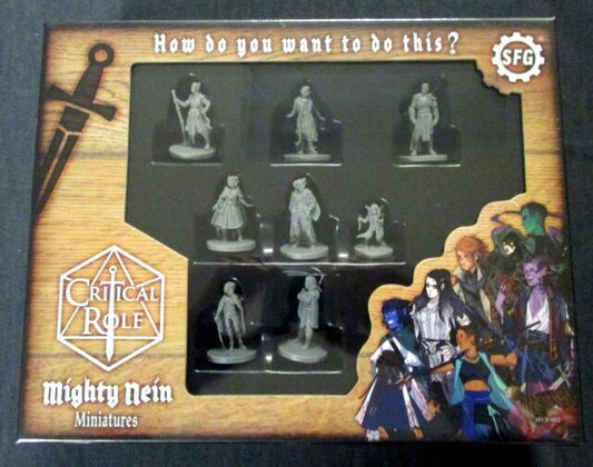 Critical Role Mighty Nein Miniatures - Roleplaying Games - The Hooded Goblin