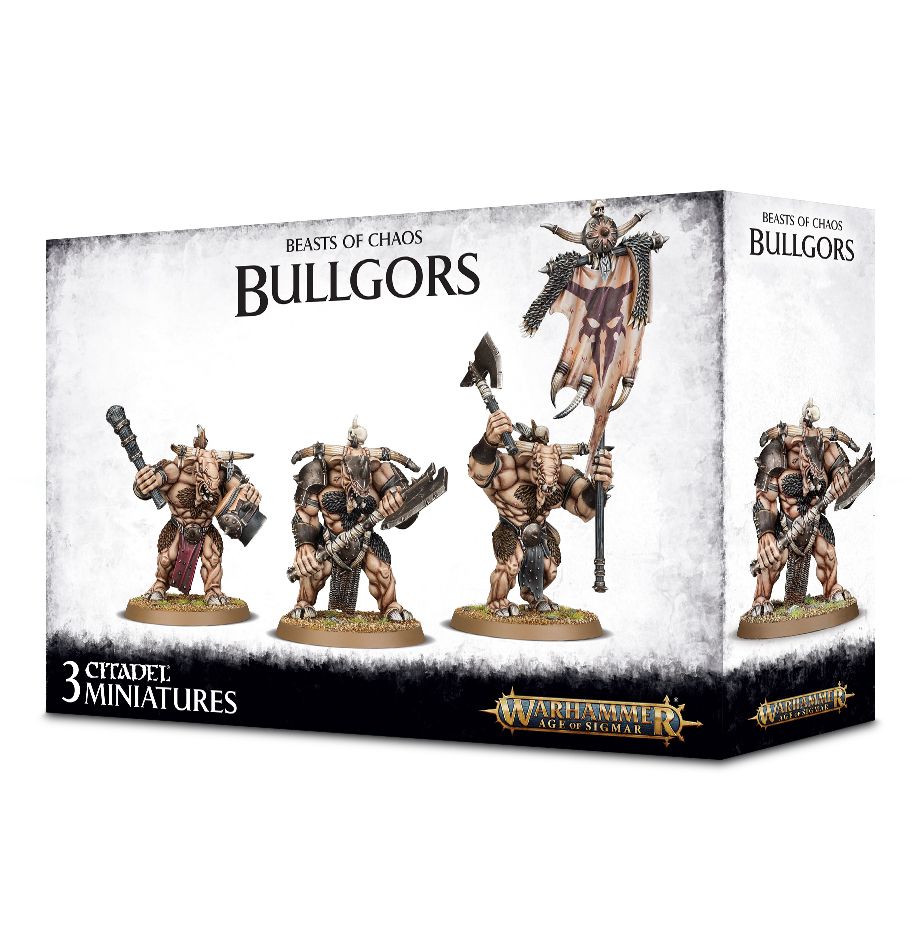 Beastmen Bullgors - Warhammer: Age of Sigmar - The Hooded Goblin