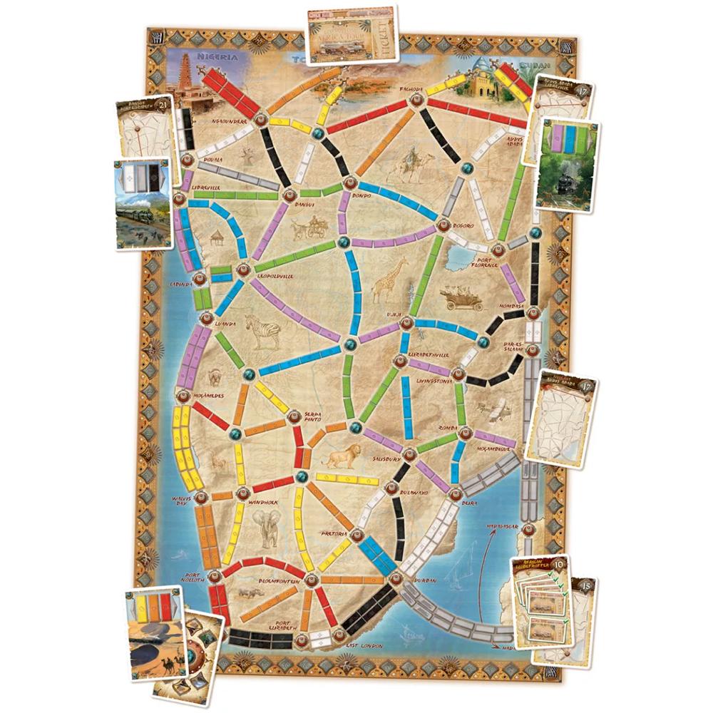 Ticket To Ride Map Collection: Volume 3 – Africa
