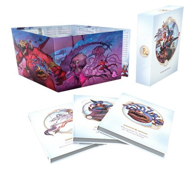 Dungeons & Dragons Rules Expansion Gift Set (D&D Books) Alternate Edition: Tasha's Cauldron of Everything + Xanathar's Guide to Everything + Monsters of the Multiverse + DM Screen