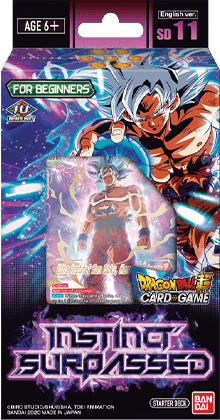 Dragon Ball Super 09 Starter Deck #11 Instinct Surpassed - Dragon Ball Super Card Game - The Hooded Goblin