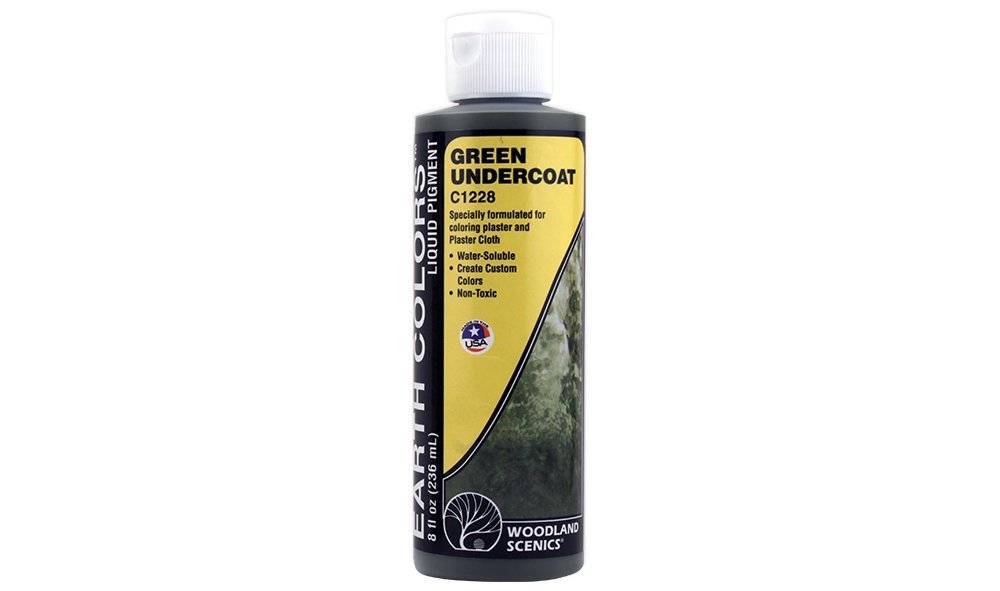 Woodland Scenics Earth Colors Liquid Pigment: Green Undercoat (8oz)