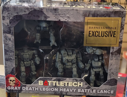 BATTLETECH GREY DEATH Legion Heavy Battle Lance Box Barnes & Noble exclusive