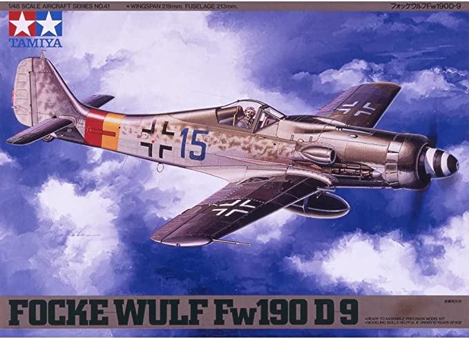 Tamiya 1/48 Focke-Wulf FW190 D-9 Model Kit