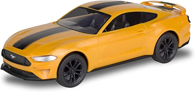 Revell 85-1241 2018 Ford Mustang GT Model Car Kit 1:25 Scale 13-Piece Skill Level 2 Plastic Easy-Click Model Building Kit, Orange