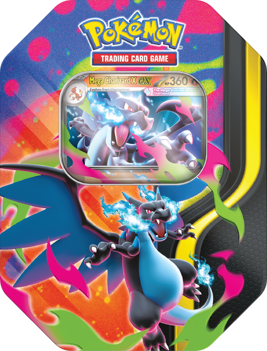 Pokémon TCG: Mega Charizard Tin - Mega Charizard X ex