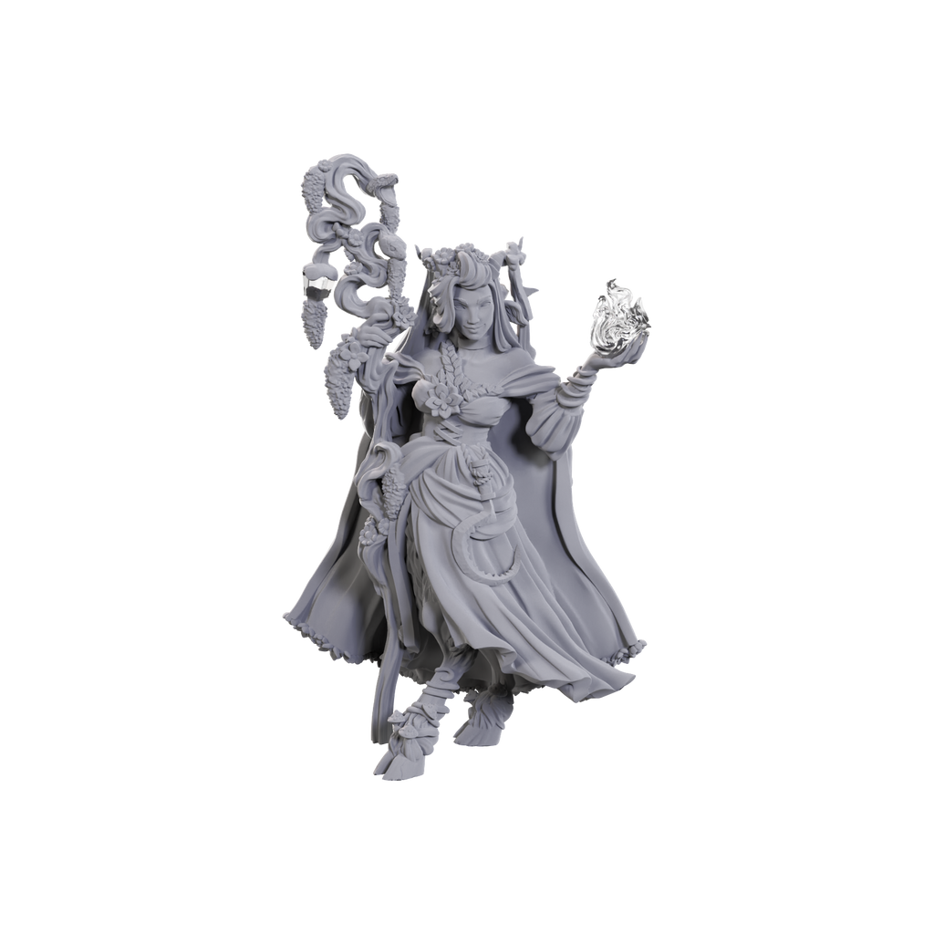 Critical Role Unpainted Miniatures Fearne Calloway & Mister The