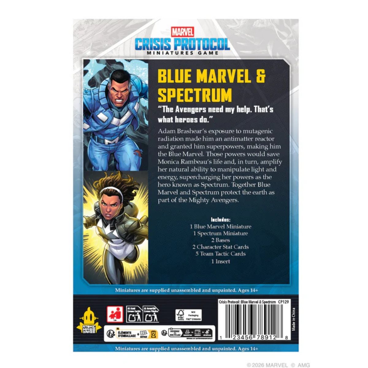 Marvel: Crisis Protocol: Blue Marvel & Spectrum (ML)