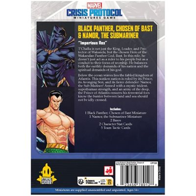 Marvel Crisis Protocol: Black Panther, Chosen of Bast & Namor, The Sub-Mariner