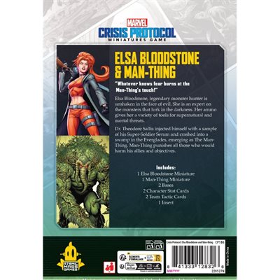 Marvel Crisis Protocol: Elsa Bloodstone & Man-Thing Character Pack ^ JAN 31 2025