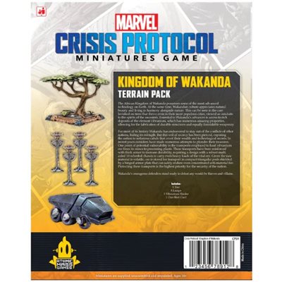 ***Pre-Order*** Marvel Crisis Protocol: Kingdom of Wakanda Terrain Pack