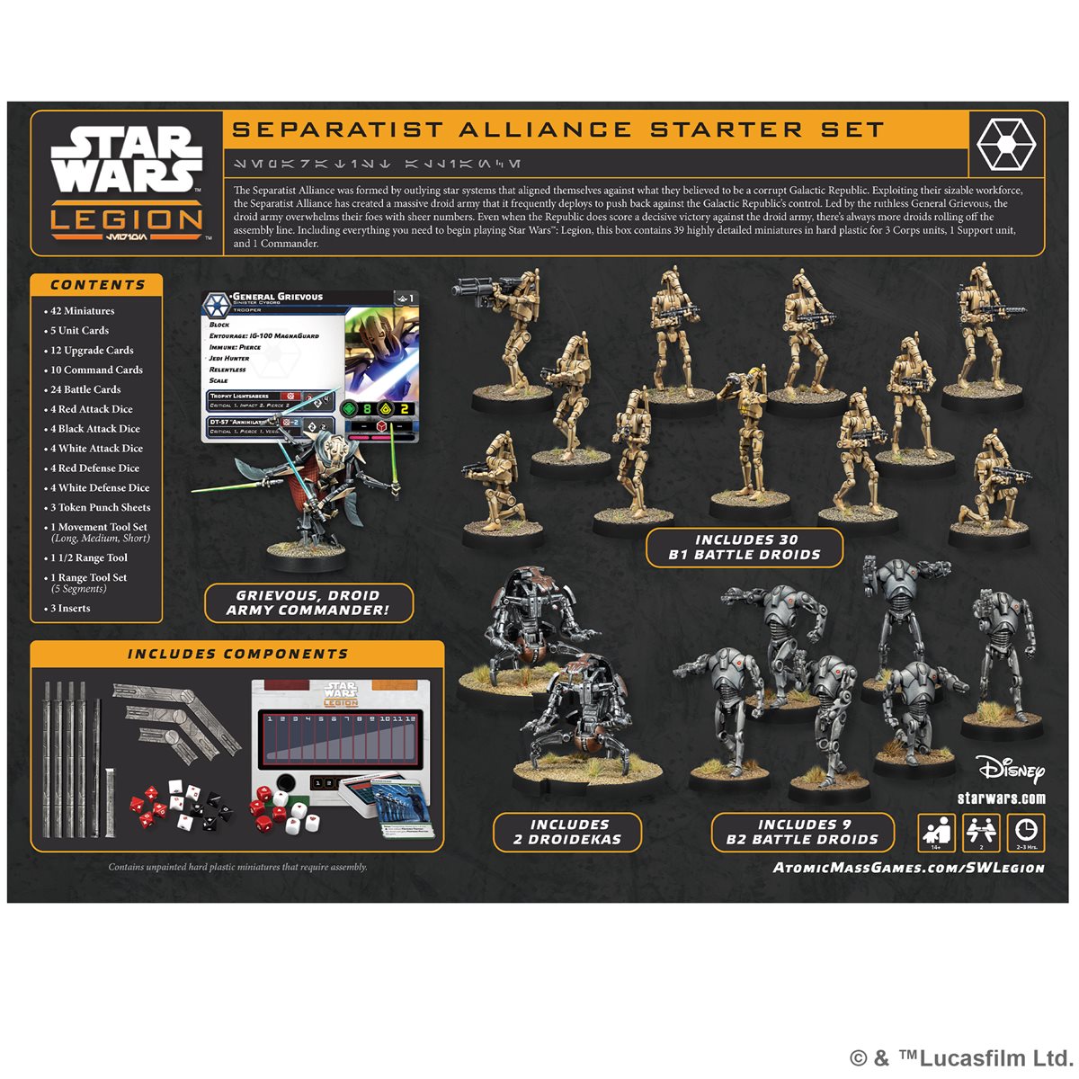 Star Wars: Legion: Seperatist Alliance - Starter Set