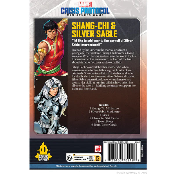 ***Pre-Order*** Marvel Crisis Protocol: Shang-Chi & Silver Sable