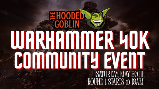 Hooded Goblin Warhammer 40k Community Event Ticket