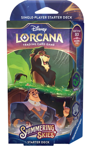 Disney Lorcana: Shimmering Skies - Emerald & Steel Deck