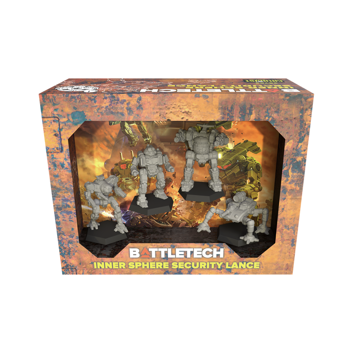 Battletech Board Game: Inner Sphere Security Lance Forcepack