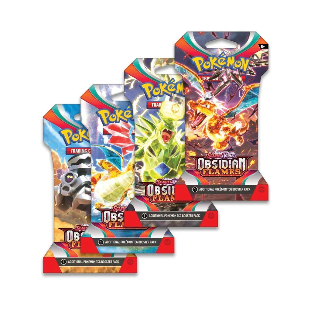 Pokemon - Scarlet and Violet: Obsidian Flames - Sleeved Booster Pack