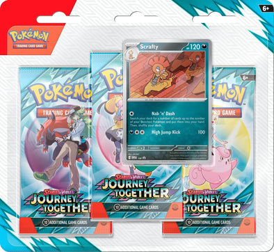 Pokemon - Scarlet and Violet - Journey Together - 3 Pack Blister
