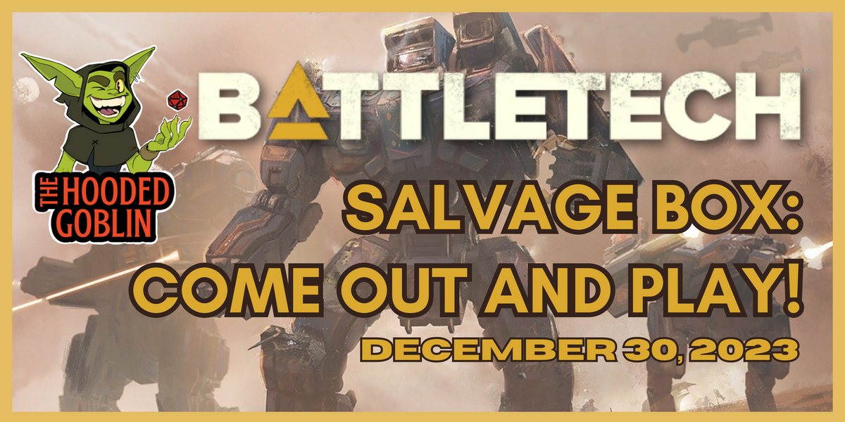 Battletech Salvage Box Come out and Play Alpha Strike! December 30th ...