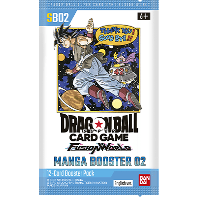 DRAGONBALL SB02 FUSION WORLD MANGA BOOSTER PACK