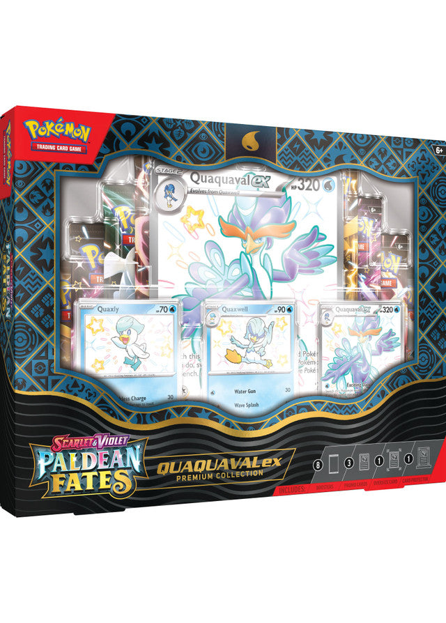 Pokémon TCG: Scarlet & Violet - Paldean Fates - Premium Collection - Quaquaval ex