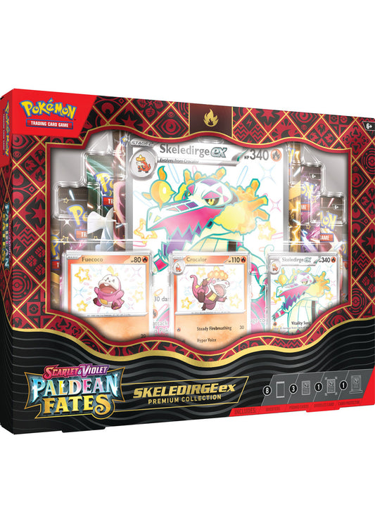 Pokémon TCG: Scarlet & Violet - Paldean Fates - Premium Collection - Skeledirge ex