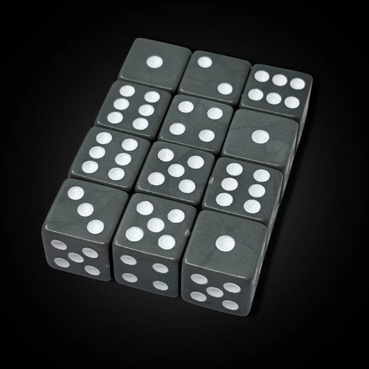 Slate Grey - Acrylic D6 Set