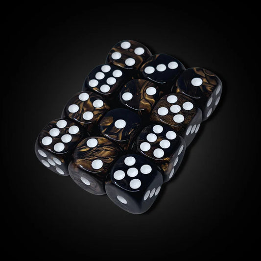 Marble Night - Acrylic D6 Set