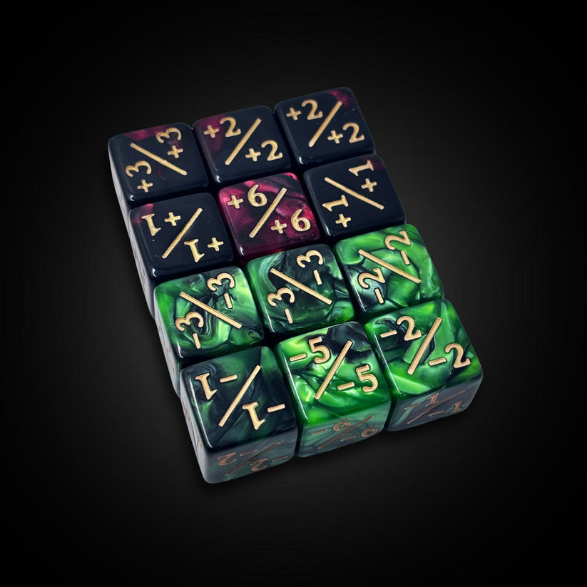 Combat Counters - Acrylic Dice