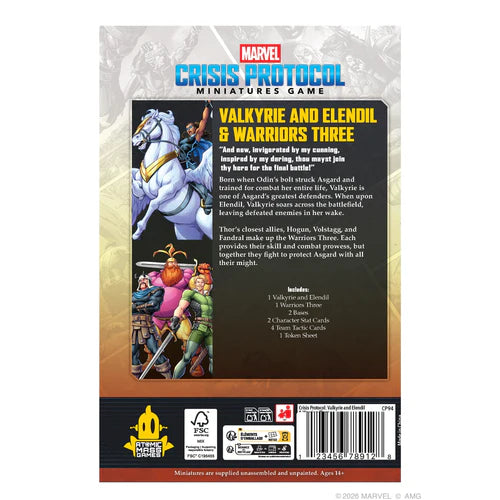 Marvel Crisis Protocol: Valkyrie on Elendil & Warrior Three