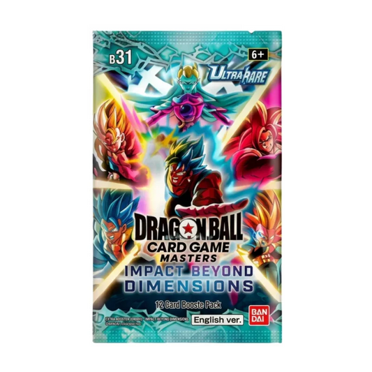 Dragon Ball Super - Masters - BT31 - Impact Beyond Dimensions Set 4 Booster Pack
