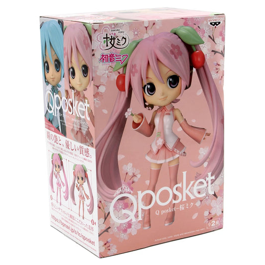 Q Posket - Hatsune Miku Figure - Sakura Miku